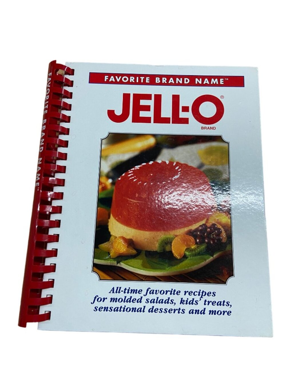 Favorite Brand Name JELL-O Cookbook Spiral HC Recipes Desserts Vintage